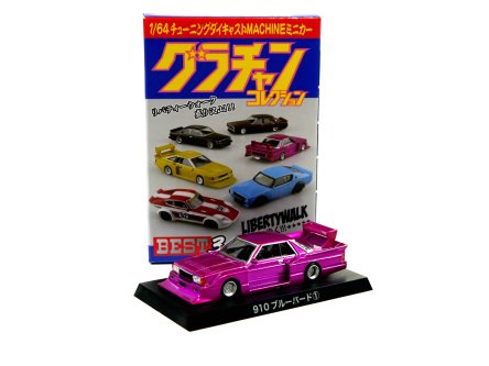 グラチャンコレクション BEST3 910 ブルーバード ① ピンクメタ 1/64AOSHIMA 111765 J-1510 - Gallery  Tanaka Shopping Site