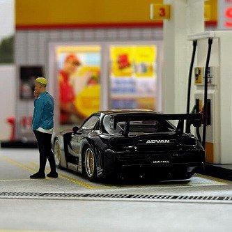 Blister” LB-Super Silhouette MAZDA RX-7 (FD3S) Black LBWK 1