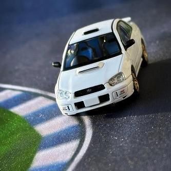 SUBARU IMPREZA WRX STi Spec C (涙目 GDB) 2003 White 1/64