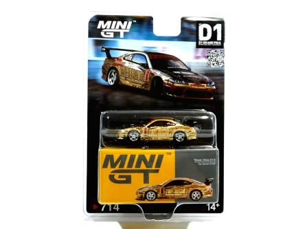 TOP SECRET D1 GP” SILVIA S15 Gold 1/64 MINIGT MGT00714-BL J