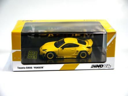 TOYOTA GR86 “PANDEM” Yellow 1/64 INNO 64 IN64-GR86P-YL J-3629