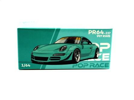 RWB 997 TIFFANY BLUE 1/64 POPRACE PR640237/PR64-237 J-3743