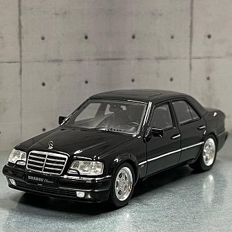 BRABUS 6.5 (Mercedes-Benz E500 W124) 1993 Black 1/43MINICHAMPS