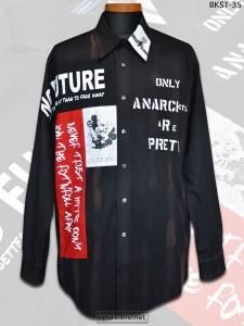 PUNK アナーキーシャツ パンク CROSS - メルカリ