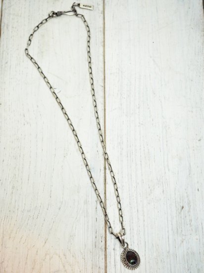 KETO/ケト】BOLDER OPAL NECKLACE C/ボルダーオパールネックレス C