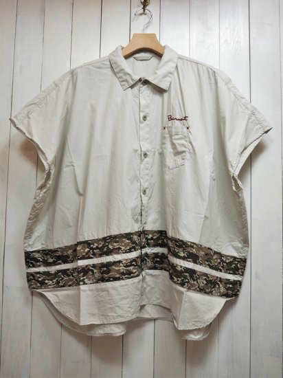 Burnout/バーンアウト】S57-01BI PONCHO SHIRT ポンチョシャツ ...
