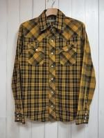 AYUITESW CHECK SHIRT(YELLOW)