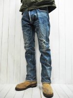 【AYUITE】STRETCH SELVEDGE DENIM PANTS(PAINT USED)