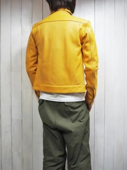 【AYUITE/アユイテ×SCHOTT/ショット】AU16S-LB110 ディアスキンGジャケット Gジャン - Morning Glow