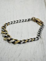 ☆予約商品【amp japan】Gradation Cavarly Chain Bracelet -Narrow-