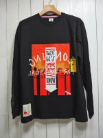 【SEVESKIG】TO TREAT WITH RESPECT L/S TEE with texta8000(BLACK)
