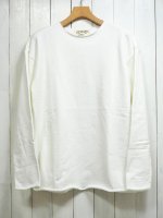 【GRAB IN HOLLYWOOD】VINTAGE FRENCH TERRY RELAX FIT ALL CUT L/S(WHITE)