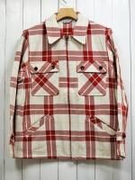 FIVE BROTHEREX HEAVY FLANNEL C.P.O. SHIRT(WHITE CHECK)