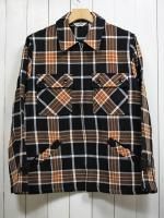 FIVE BROTHEREX HEAVY FLANNEL C.P.O. SHIRT(BLACK CHECK)