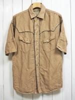 AYUITEL/C OX DOLMAN WESTERN SHIRT(BEIGE)