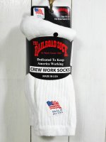 【RAILROAD SOCK】Men's 3Pair Premium Cotton Crew Socks(WHITE)