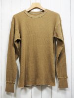 【INDERA MILLS】COTTON HEAVY WEIGHT THERMALS /Garment Dye(COYOTE)