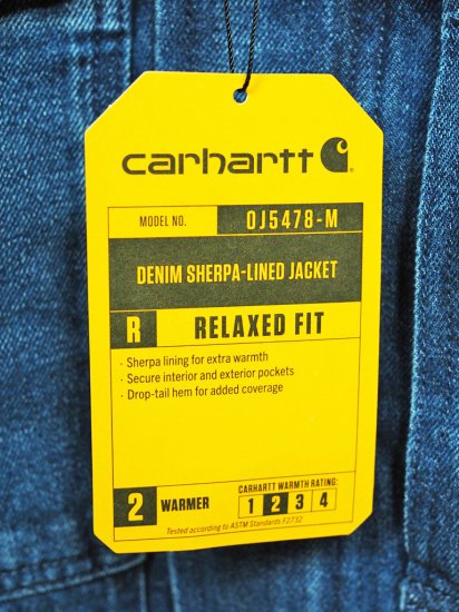 Carhartt/カーハート】リラックスフィット デニム ボアジャケット