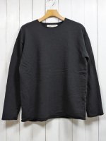 【GRAB IN HOLLYWOOD】VINTAGE FRENCH TERRY RELAX FIT ALL CUT L/S(BLACK)