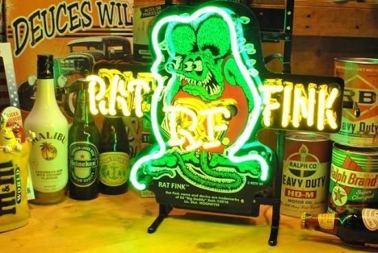 RAT FINK ラットフィンク　ネオンサイン　ネオン　ネオン看板