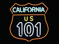 CALIFORNIA 101　ネオンサイン　カリフォルニア101