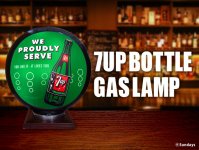 ７UPBOTTLE　ガスランプ　GASLAMP　セブンアップボトル