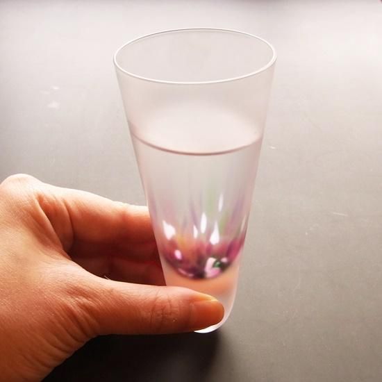 可杯 つらら 大 薄紫 - ちいさな硝子の本の博物館 オンラインショップ