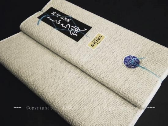特価処分！阿波しじら反物「薄きなり地 薄い黒グレー細縞」木綿女物単衣夏着物浴衣 楽天市場】阿波しじら織り 木綿 着物 夏着物 浴衣 コットン着物
