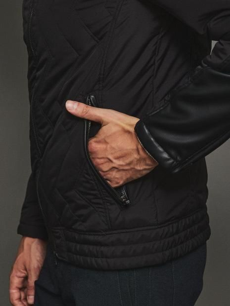 5351プールオムレザーコンビブルゾン