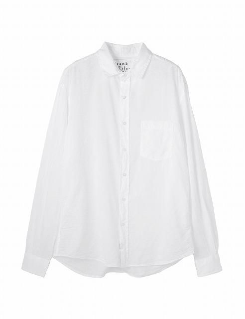 Frank＆Eileen（フランクアンドアイリーン）LUKE CORE LIGHT POPLIN WHITE 　送料無料