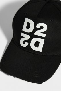 DSQUARED2(ディースクエアード）70'S BASEBALL CAP BLACK　送料無料<img class='new_mark_img2' src='https://img.shop-pro.jp/img/new/icons6.gif' style='border:none;display:inline;margin:0px;padding:0px;width:auto;' />