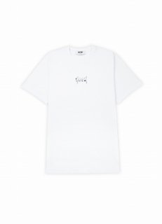 MSGM(エムエスジーエム）スプレーロゴプリントティーシャツ　ホワイト 送料無料