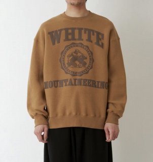 WhiteMountaineeringʥۥ磻ȥޥƥ˥󥰡COLLEGE LOGO SWEAT SHIRT BEIGE  ̵