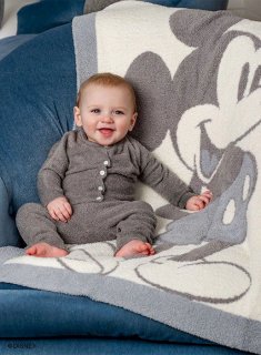 BAREFOOT DREAMSʥ٥եåȥɥ꡼ॹCozyChic Vintage Disney Mickey Mouse Baby Blanket̵<img class='new_mark_img2' src='https://img.shop-pro.jp/img/new/icons6.gif' style='border:none;display:inline;margin:0px;padding:0px;width:auto;' />