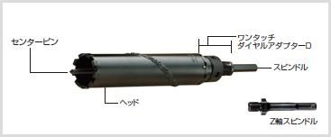 ハウスBM ドラゴンダイヤモンドコアドリル(回転用) 110mm DGH-110