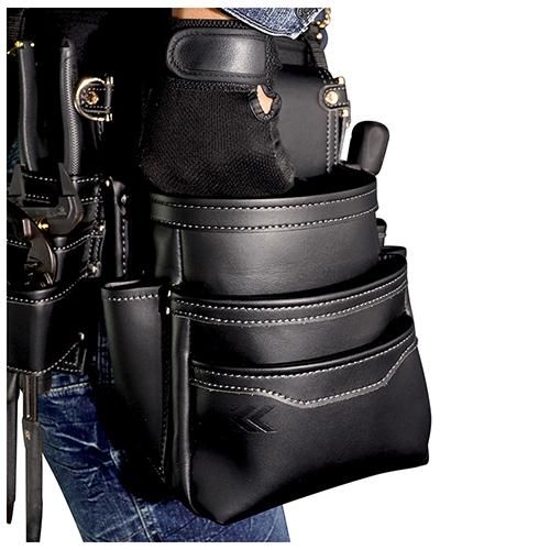 フジ矢　黒金　腰袋3段　AB-23BG フジ矢 腰袋3段(黒金) AB-23BG 安心のメーカー正規販売店『プロ