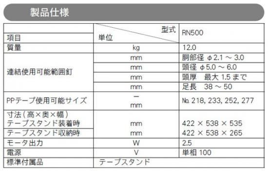 マキタ サイディング用釘連結機 RN500 - プロツールショップ とぎや