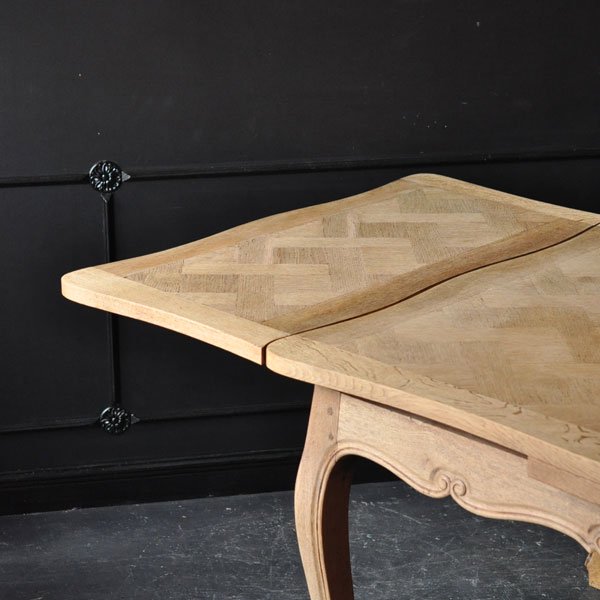 剥離された伸縮式アンティークテーブル・2/フランスアンティーク家具 
