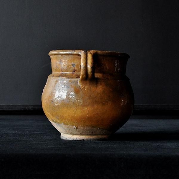 フランスアンティーク コンフィポット EARTHENWARE VESSEL