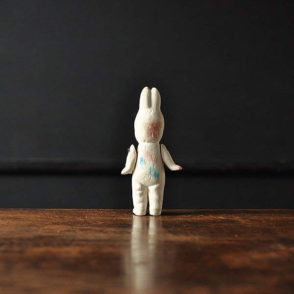 ウサギさんの着ぐるみを着た女の子・H/フランスアンティーク ビスク 