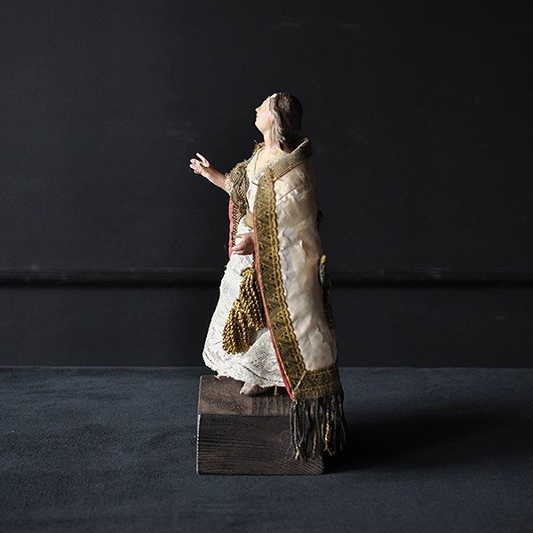 18世紀 サントス人形・2/フランスアンティーク雑貨 オブジェ 宗教像 聖人像 ケージドール【Sibora】