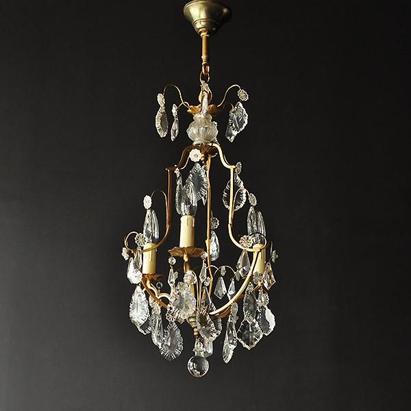 フランス アンティーク Antique Chandelier シャンデリア-