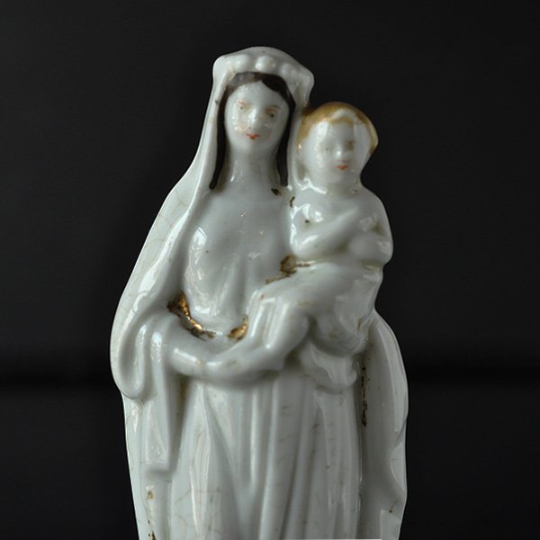 12,464円マドンナ\u0026チャイルド ヴィンテージ ステンドグラス マリア 聖母子像 イエス