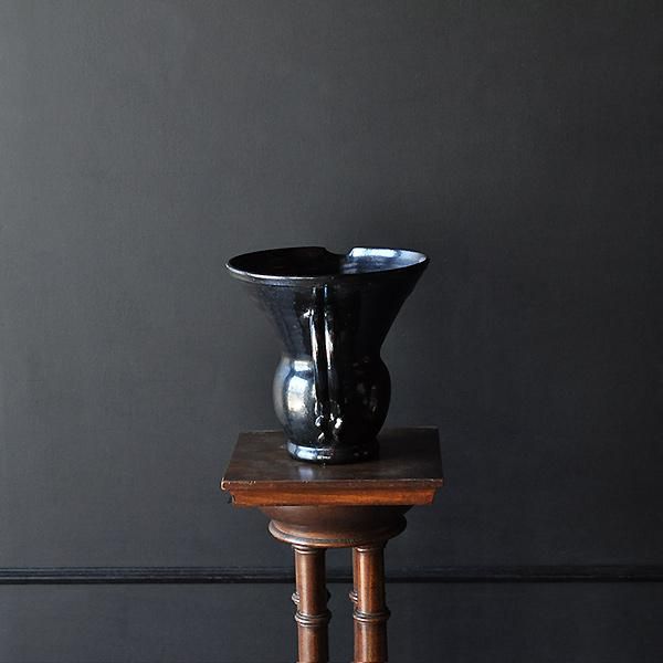 キュノワール　ピシェ　フランスアンティーク キュノワール CulNoir ピシェ h22.7cm フランス アンティーク