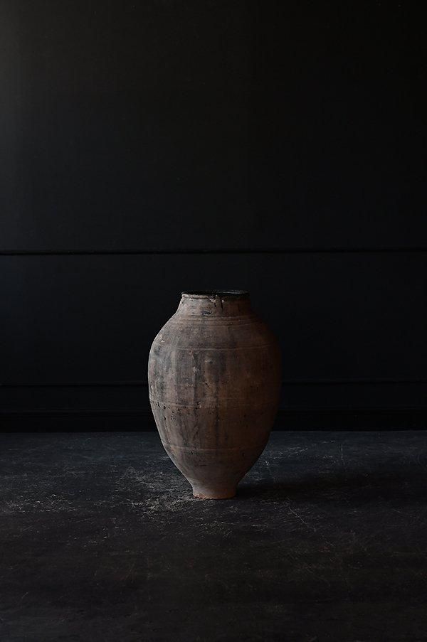 19世紀オリーブポット・2/フランスアンティーク雑貨 大壺【Sibora】