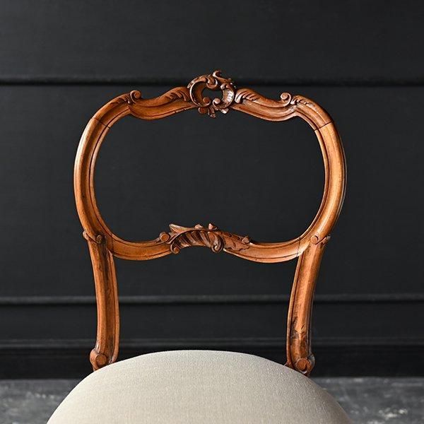 アンティーク チェア・87A/フランス アンティーク家具 椅子 猫脚