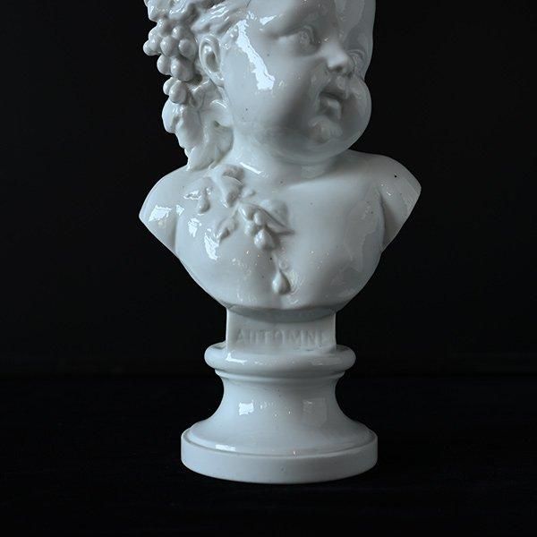 フランスアンティーク 胸像 フランスアンティーク大理石製胸像/彫像