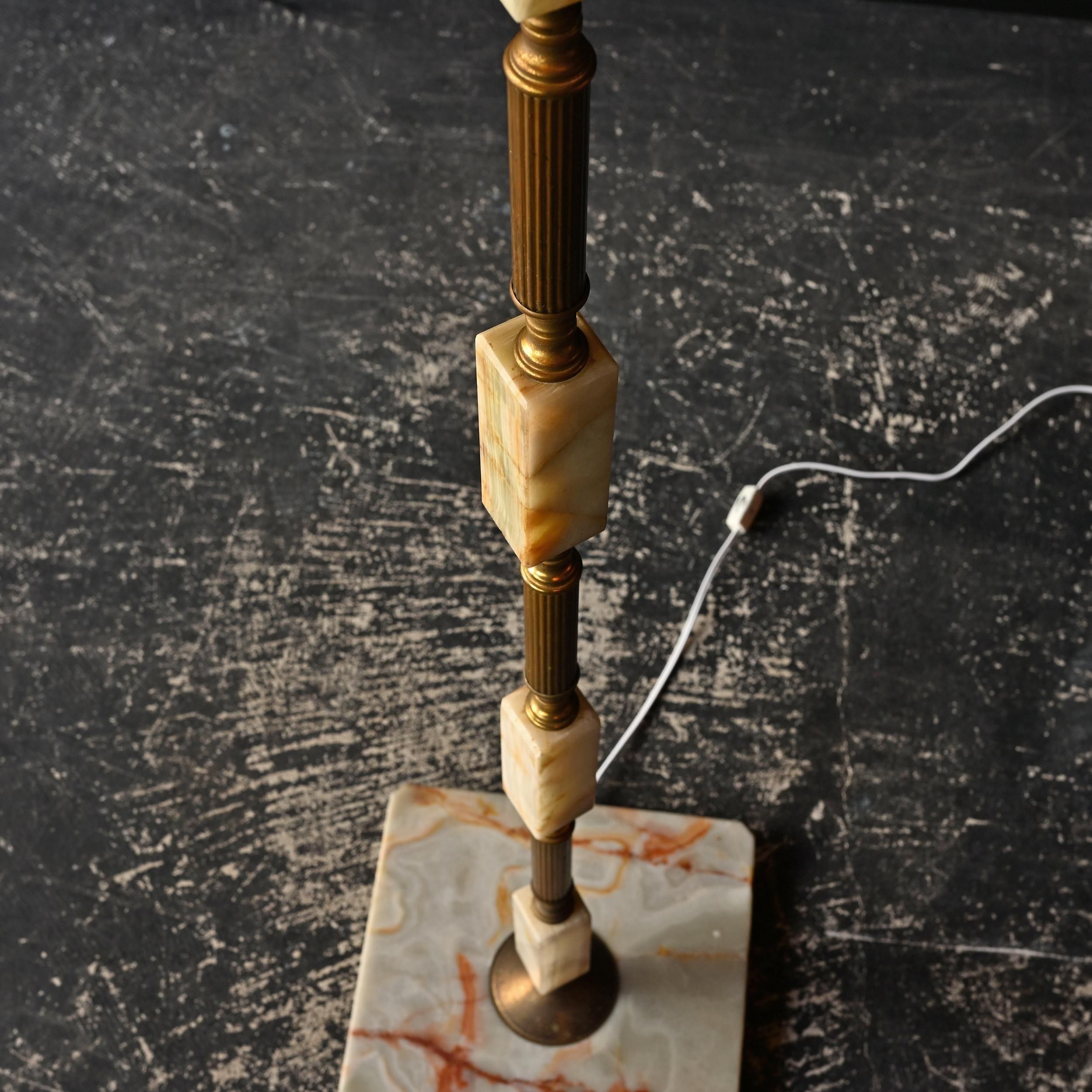 アンティークフロアランプ・13 | アンティーク照明 大理石【Sibora】