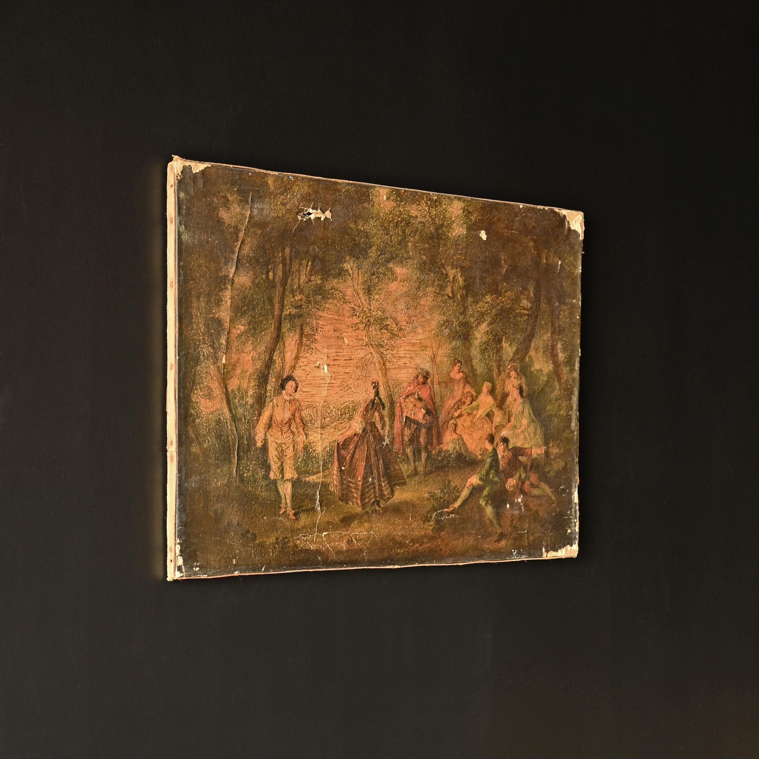 真作】アンナ・オルシェウスカ 風景 油彩 1988 ポーランド 真作