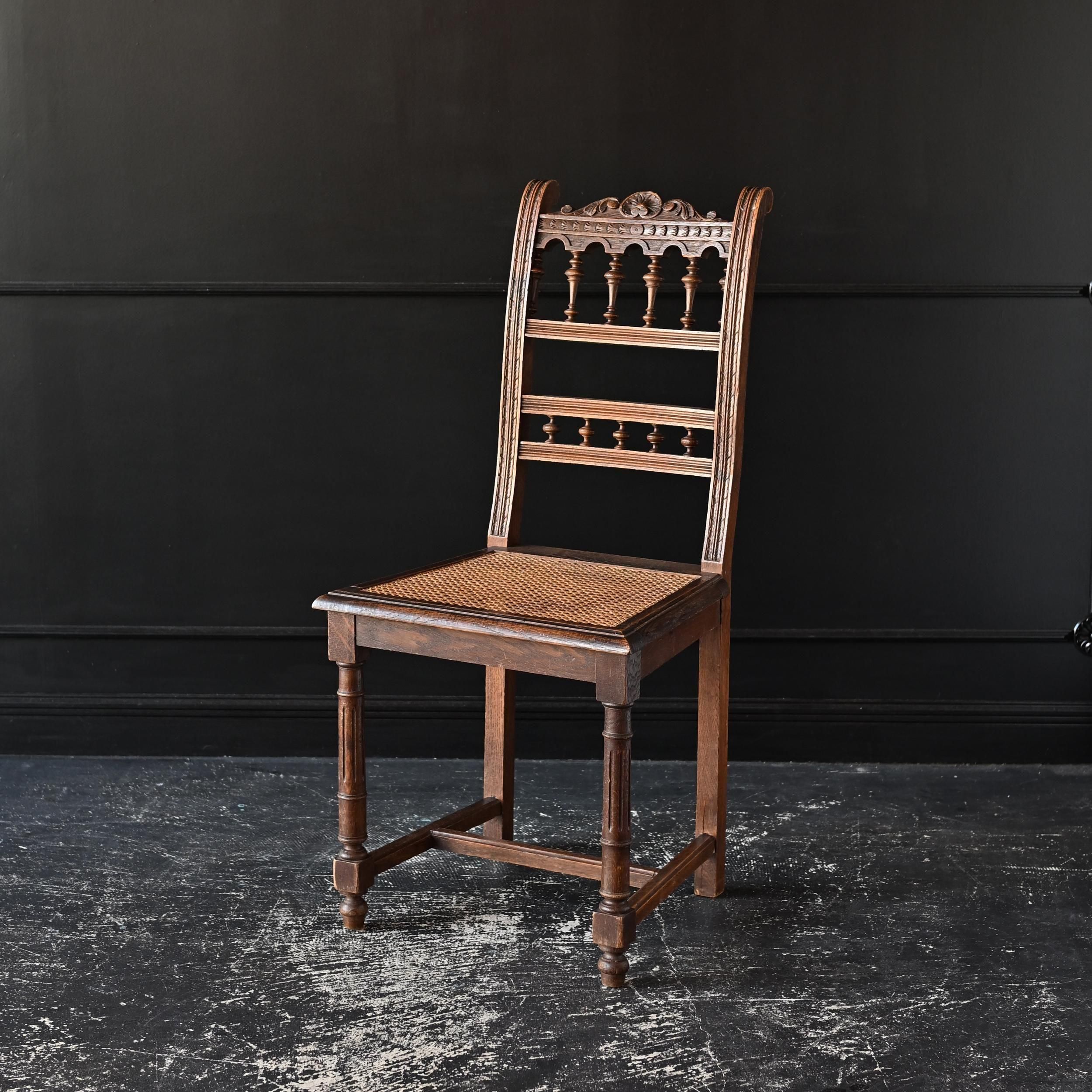 フランスアンティークチェア①セット購入用 アンティークチェア・100C/フランスアンティーク家具Sibora【シボラ】